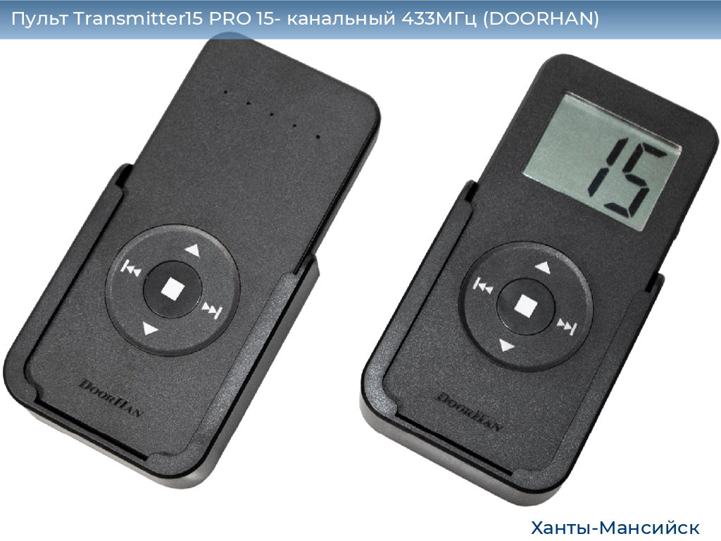 Пульт Transmitter15 PRO 15- канальный 433МГц (DOORHAN), khanty-mansiysk.doorhan.ru